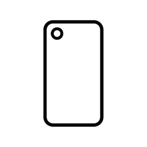 Genomskinligt mobilskal iPhone 16e från Refurbly.
