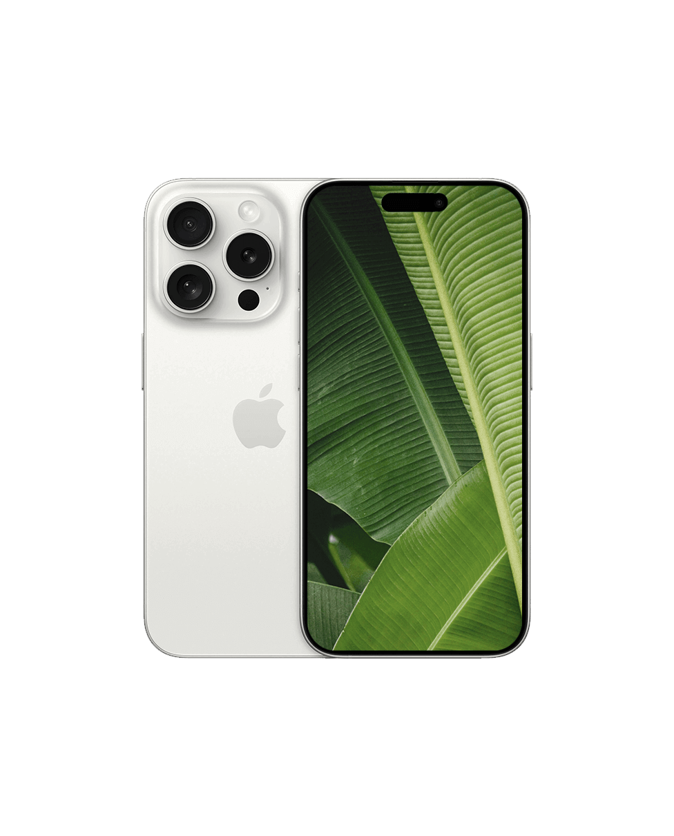 iPhone 15 Pro White Titanium / 1024GB / Okej skick från Apple.